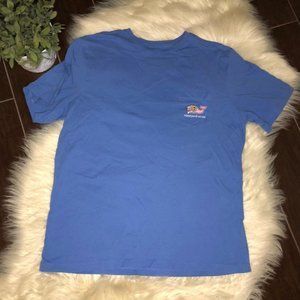 Vineyard Vines Lax Helmet Whale Pocket T